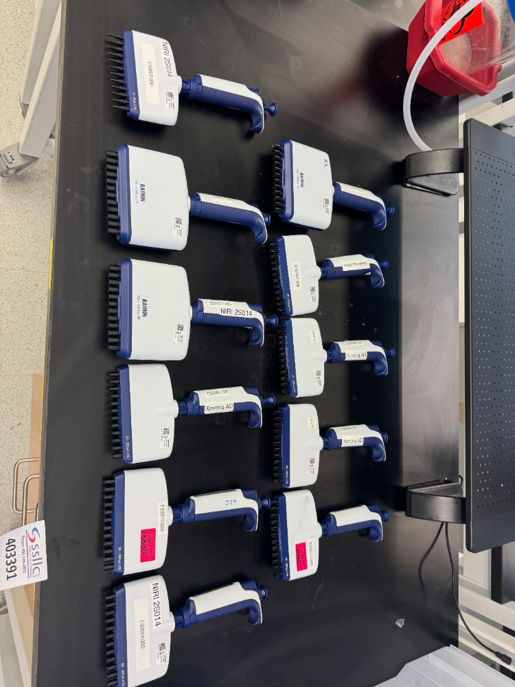 Image of Rainin Pipet-Lite XLS Multichannel Pipettes - Quantity 11